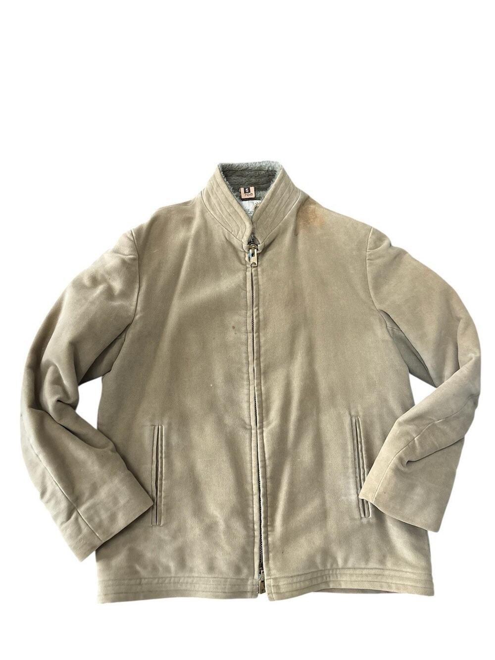 VTG 70s Distressed Zero King Full Zip Men's M Sherpa Lined Jacket Coat Gorpcore